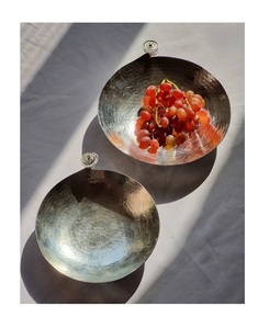 Bol à fruits au design tendance, de bonne qualité, taille personnalisée, bol à fruits en acier inoxydable martelé, bol à dattes - Product Image 4