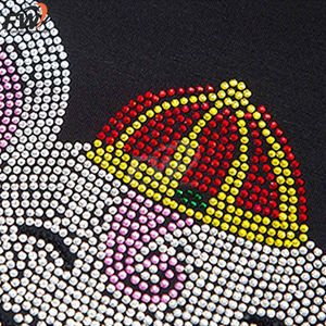 Nueva Llegada, Camiseta Personalizada con Pedrería, Estilo Vintage, Lavado Ácido, Diseño Gráfico, Venta al Por Mayor para Hombre - Product Image 5