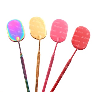 Professional <b>Makeup</b> Tools Eyelash <b>Mirrors</b> Bulk Wholesale Stainless Steel <b>Mirror</b> Handle for Lash Extensions With Private Label - Product Image 3
