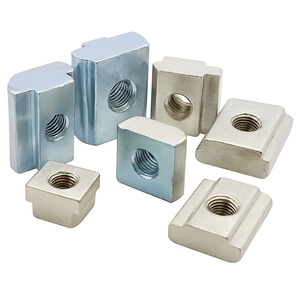 จำหน่ายตรงจากโรงงาน น็อตตัวทีอะลูมิเนียมแบบกำหนดขนาดได้ 20/30/40 น็อตสไลเดอร์ น็อตแบบเม็ดเหล็ก น็อตแบบลูกเหล็กยืดหยุ่น - Product Image 3