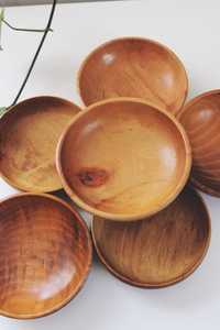 Meubles faits à la main vintage de style mid-century modern en teck ou en bois d'acacia - Product Image 5