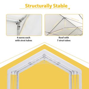 20x20FT Heavy Duty Wedding & Party <b>Tent</b> with Removable Sidewalls and 2 Storage Bags Outdoor <b>Canopy</b> Gazebo - Product Image 4