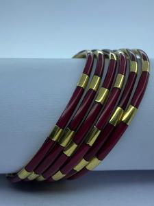 Trendy Resin and Brass Chudi <b>Set</b> | <b>Gold</b> Finish Stylish <b>Bangles</b> for Women | Wholesale Fashion Jewelry Manufacturer - Product Image 2