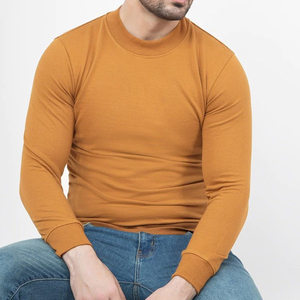 New Style Custom Logo Print Men Heavyweight French Terry Sweatshirt Wholesale Custom Logo Men Crewneck Sweatshirts - Product Image 2