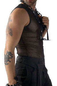 Camiseta Deportiva de Alta Calidad Personalizada sin Mangas con Cuello Redondo, Logotipo al por Mayor, Secado Rápido, Transpirable, de Spandex/Algodón, para Gimnasio y Entrenamiento Muscular - Product Image 3