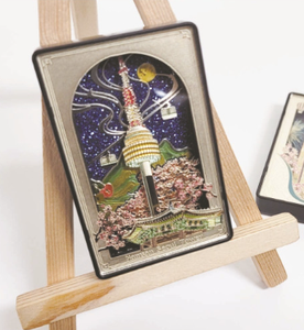 Magnete per Frigorifero in Metallo Stile Retrò 3D Coreano con Stampa Digitale, Souvenir Artistico Tradizionale, Decorazioni all'Ingrosso - Product Image 2