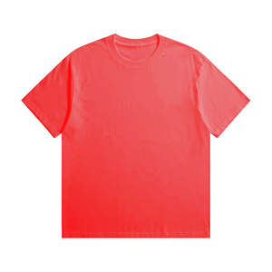 Camiseta de Felpa Francesa para Hombre, Estampada, de Gran Gramaje, Ropa Masculina - Product Image 1