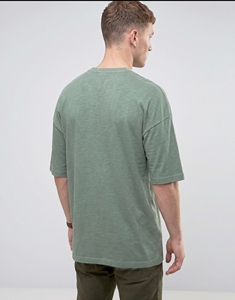 T-shirts Homme 100% Coton Coupe Oversize Épaules Tombantes 240 GSM Vente en Gros Tenue Décontractée Tee-shirt Homme Épaules Tombantes Personnalisé Style Urbain - Product Image 5