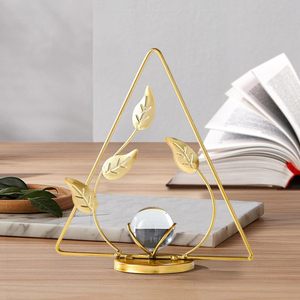 Decorative Metal <b>Leaf</b> Sculpture for Home <b>Decor</b> Elegant Tabletop Showpiece - Product Image 6