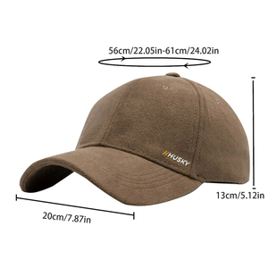 Husky Unisex Cotton Baseball Cap 6-Panel Adjustable Digital Print Logo Front Casual Breathable <b>Waterproof</b> Four Seasons <b>Hat</b> for - Product Image 5