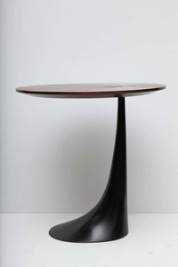 Herve Van Der Straeten Gueridon Substance Marquetry Modern Metal Antique Gold Finish Luxury Accent Side <b>Table</b> for Living Room - Product Image 2