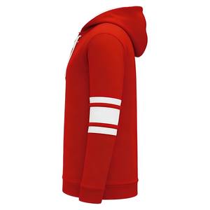 Most Popular 100% Cotton Solid <b>Ice</b> Hockey Hoodie <b>with</b> Front Logo Design Plus Size Winter Fleece Pullover - Product Image 3