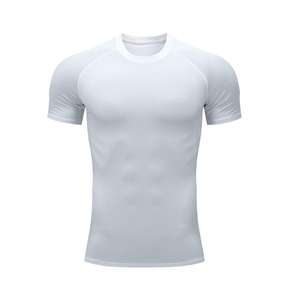 Men's <b>Black</b> Short Sleeve <b>Compression</b> <b>Shirt</b> Quick Dry Polyester Base Layer Athletic Top - Product Image 3