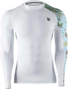 Ensemble de vêtements de sport pour homme en spandex/nylon respirant UPF50, short de MMA, de kick-boxing, de Muay Thai et t-shirt de jogging + pantalon - Product Image 3