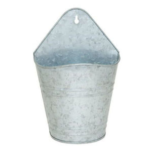 Juego de 2 macetas colgantes de hierro galvanizado para plantas de interior y exterior, colgador de flores de metal rústico estilo granja para jardín y balcón - Product Image 5