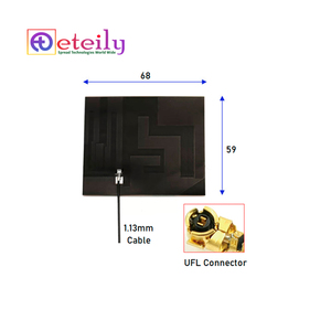 Antena Interna Flexible PCB 4G de 8dBi de la Mejor Calidad con Cable de 1.13mm (L -10CM) + Conector UFL Fabricada en Eteily - Product Image 1