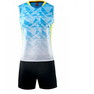 Volleyball Set Uniforms Sleeveless Shirts Shorts Men Women <b>Badminton</b> Shirt Tennis Jerseys Team Training Moisture-Wicking - Product Image 4