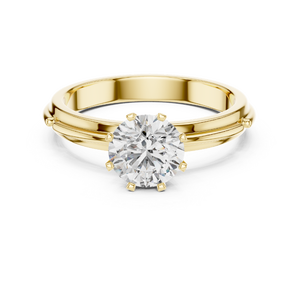 1.0ct Brilliant Cut Moissanite <b>Solitaire</b> <b>Ring</b> 925 Sterling <b>Silver</b> Handmade Engagement <b>Ring</b> Fine Jewelry Anniversary Gift for Her - Product Image 2