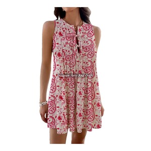Vestido Túnica con Estampado Étnico para Mujer, Ropa Africana Nueva, Moda Femenina, Vestido de Verano de Algodón Étnico - Product Image 3