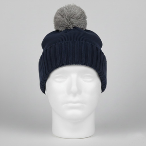 Gorros de punto personalizados al por mayor con logo bordado, gorros cálidos de invierno para hombre, gorros de punto jacquard para todo tipo de clima - Product Image 5