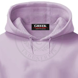 Sudadera con Capucha de Alta Calidad para Hombre y Mujer, con Logotipo Bordado, Estilo Griego, Color Morado, 100% Algodón Suave y Cálido - Product Image 3