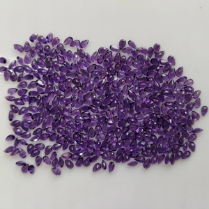 Ametista Africana Natural, Corte Pera de 5x3MM, Color Púrpura, Gema Suelta de la Mejor Calidad para Joyería, Gemas de Red Mountain - Product Image 2