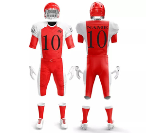 <b>Cheap</b> Price Adult American Football Uniform <b>Sets</b> Breathable Plus Size 100% Polyester Custom Sublimation Printing Quick Dry - Product Image 6