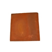 Baldosa de Barro Clásica para Exterior, Color Marrón/Beige, Ladrillo Refractario, Luminosa, Antideslizante, Resistente al Desgaste, Resistente a la Humedad, Hecha a Mano