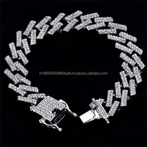 Collar de cadena con diamantes cultivados en laboratorio VVS en plata de ley 925, joyería hip hop unisex, regalo. - Product Image 4