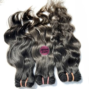 Extensions de cheveux vierges indiennes Remy Water Wave avec double trame machine pour tissage de cheveux 100g - Product Image 1