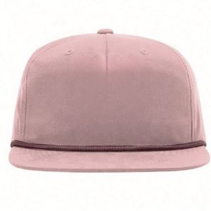 Gorras Richardson 256 en relieve al por mayor, gorra lisa con cuerda y cierre snapback, corona alta, cinco paneles, tela suave unisex común para deportes de invierno - Product Image 3