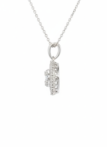 Collier avec pendentif en diamant, design pour un usage quotidien, bijoux romantiques pour femmes, diamants naturels et de laboratoire - Product Image 3