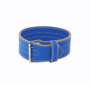 Ceinture de musculation en cuir personnalisée avec logo pour la musculation, la force athlétique et le powerlifting pour hommes - Product Image 3