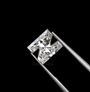 Diamante único de 1 quilate con corte en forma de letra N, cultivado en laboratorio, VVS-VS, color E,F, CVD, piedra suelta de fantasía, diamantes alfabéticos cultivados en laboratorio hechos a pedido - Product Image 2