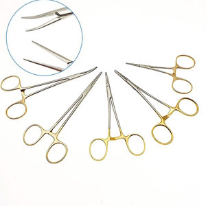 Ensemble de pinces chirurgicales en acier inoxydable de qualité allemande supérieure, pinces hémostatiques, instruments chirurgicaux manuels, kit certifié CE ISO - Product Image 1