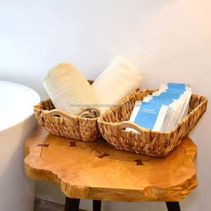 Plateau polyvalent en jacinthe d'eau, jacinthe d'eau naturelle, décoration de table faite à la main, exportateur en gros, artisanat durable, Vietnam - Product Image 5