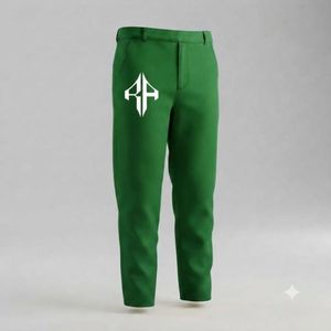 Men's Italian Style Velour Pant Coat Anti-Wrinkle Breathable <b>Button</b> Fly Closure Front Flat Design Viscose/Polyester Pants <b>Suits</b> - Product Image 3