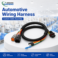 Harness Kabel Otomotif Seri Deutsch DT Kustom dengan Multi-Konektor dan Perlindungan Tabung Bergelombang