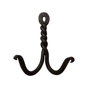 Nuevo diseño de gancho de hierro con acabado en polvo negro mate y diseño rizado para decoración, organizador de baño y organizador de dormitorio. - Product Image 5