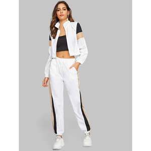 OEM 2026 Venta al por Mayor Producto de Alta Calidad en Tendencia, Chándal Deportivo de Algodón con Forro Polar para Mujer, Casual, Liso, con Impresión Personalizada - Product Image 3