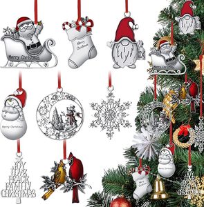 Adorno Navideño Metálico en Forma de Corazón, Superventas, para Decoración de Árboles Navideños, Fiestas en Casa, Decoración Elegante - Product Image 1