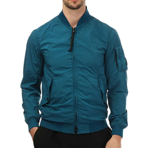 High Quality 100% Polyester/Nylon <b>Soft</b> <b>Shell</b> Hooded Windproof Breathable Flight Bomber <b>Jacket</b> <b>Men</b> Embroidered Quilted Lined 300g - Product Image 5