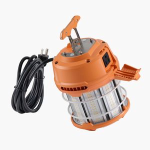 60W <b>Dimmable</b> <b>LED</b> Temporary Work <b>Light</b> Durable Water Resistant 8200 lm Linkable 12 Units <b>Ceiling</b> Stand for Job Sites UK Included - Product Image 1