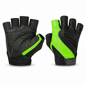 Guantes Deportivos Verdes de Alta Calidad, Tejido Transpirable, Ligeros, para Gimnasio y Entrenamiento, con Logotipo Personalizado - Product Image 5