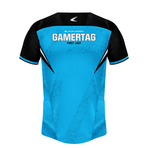 Camiseta de Pádel con Cuello en V, Sublimación Completa, Manga Corta, Absorbe la Humedad, Elástica en Cuatro Direcciones, Transpirable, Ecológica, Ajuste Atlético - Product Image 4