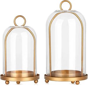 Lanterne en métal d'extérieur fiable pour jardin, résistante aux intempéries, porte-bougie pour patio, balcon et décoration de jardin - Product Image 1