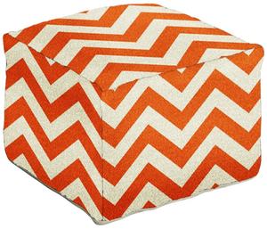 Pouf contemporain en laine de taille personnalisée Accent Color Ottouman Bean Bag pour tabourets de chambre et poufs - Product Image 2