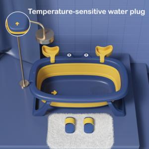 Polka Tots <b>Foldable</b> <b>Bath</b> tub - Blue - Product Image 4