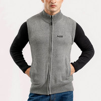 Pulls en tricot à fermeture éclair pour hommes, 100 % coton, best-sellers, en vente