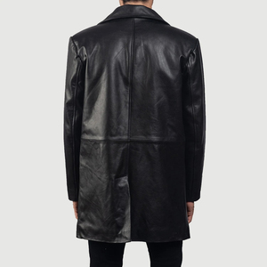 Men Leather Racing Jacket Motorcycle Protective Outerwear Fashion Winter Coat Custom Manufacturing - Product Image 5